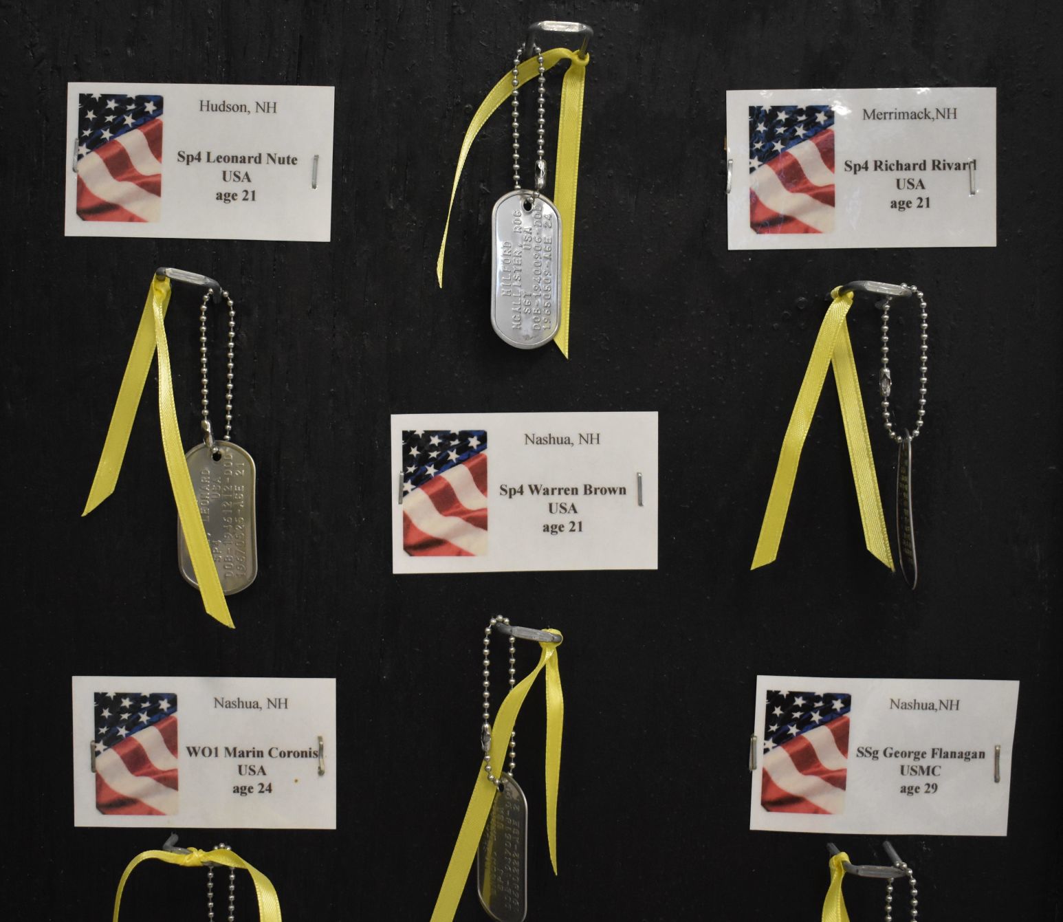 Moving wall at New Hampshire Veterans Home